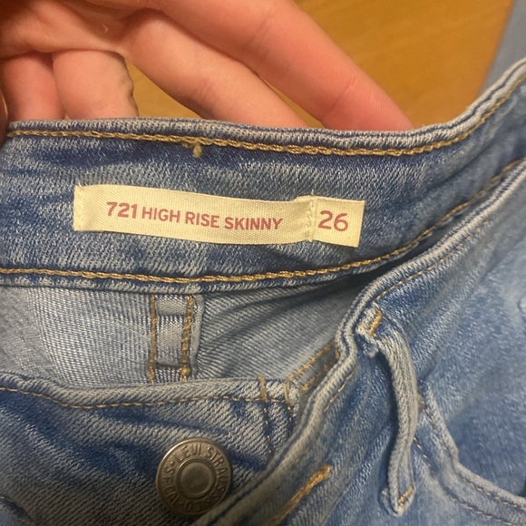 levi’s 721 high rise skinny - Picture 2 of 4